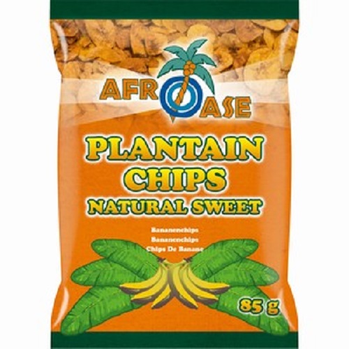 Afro Ase Plantain Chips (Nat. Sweet) 85g