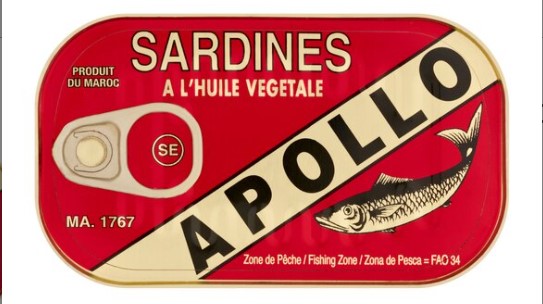 Apollo Sardines in Vegetable Oil 125g