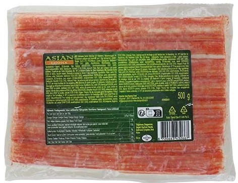 Asian Choice Surimi Crab Partysticks 500g