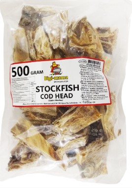 Bigi Mama Stockfish Cod Head 500g.