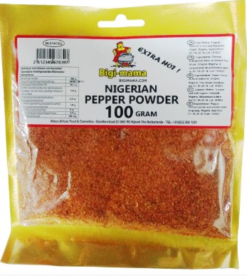 Bigi Mama Chilli Hot Pepper (Ground) NG. 100g.