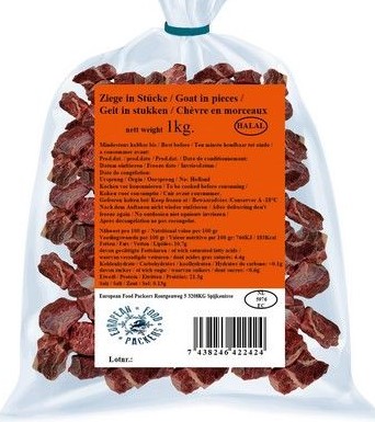 EFP Goat Meat 1kg.