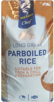 Metro Chef Parboiled Rice 10kg