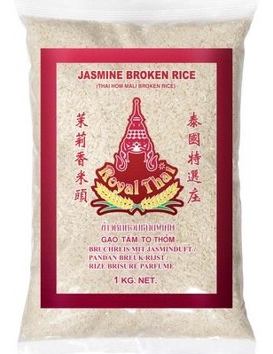 Royal Thai Broken Jasmine Rice 1kg Red.