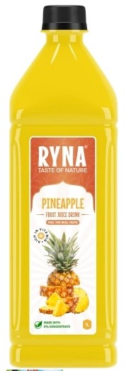 Ryna Pineapple Juice. 1ltr