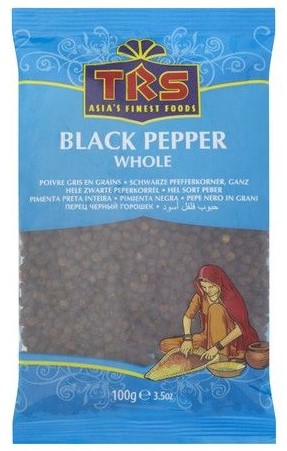 TRS Black Pepper (Whole) 100g.